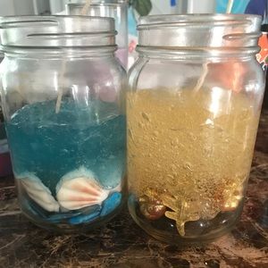 Homemade candles